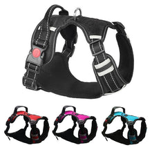 Load image into Gallery viewer, Adjustable Reflective Leash Harness - PikeirosCo