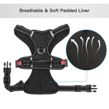 Load image into Gallery viewer, Adjustable Reflective Leash Harness - PikeirosCo