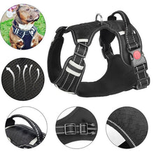 Load image into Gallery viewer, Adjustable Reflective Leash Harness - PikeirosCo