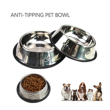 Load image into Gallery viewer, Oversized Stainless Steel Feeder Bowl - PikeirosCo